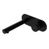 Parisi Todo II Wall Mixer with 160mm Spout on Elliptical Plate | Matt Black